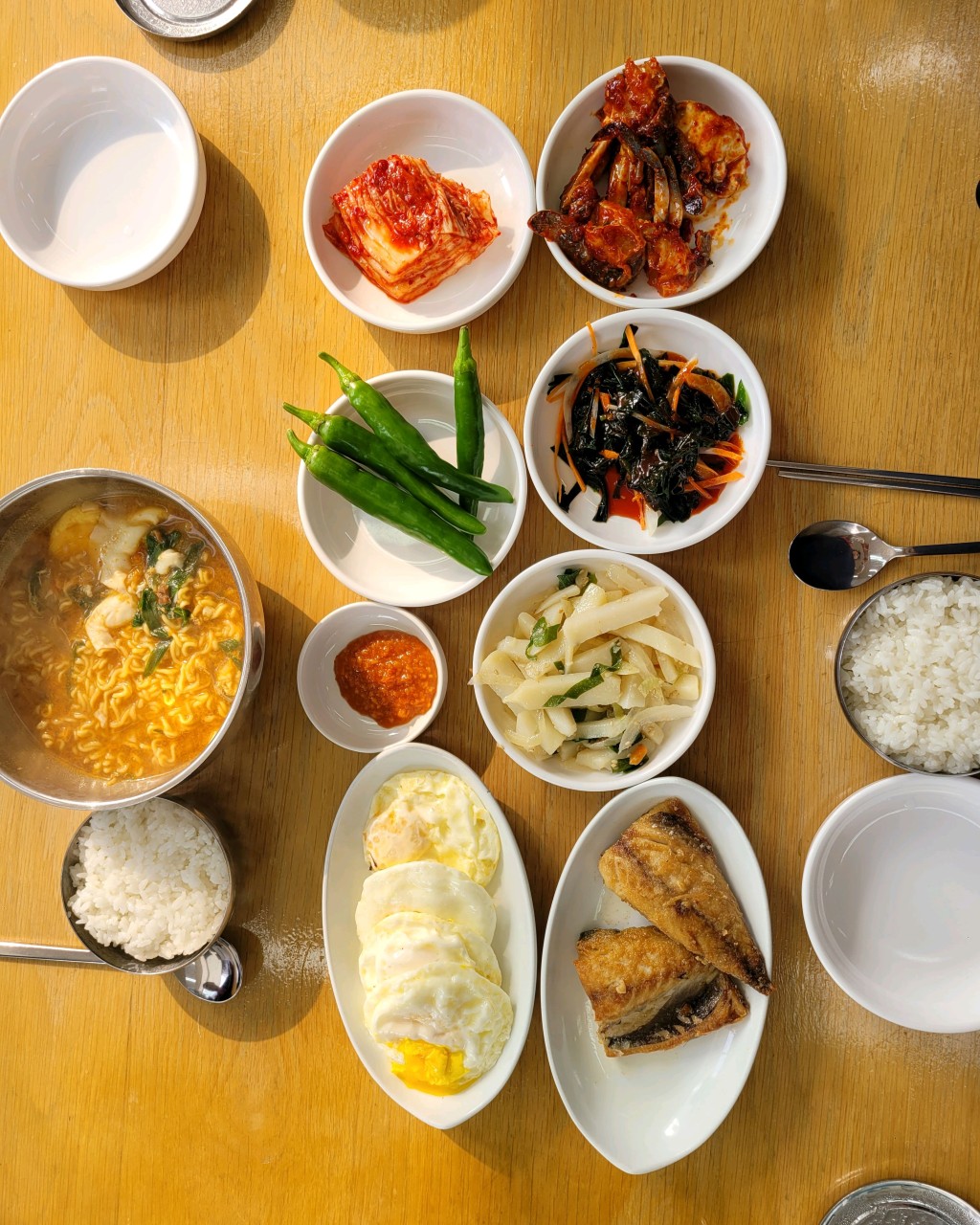 자연한정식백반